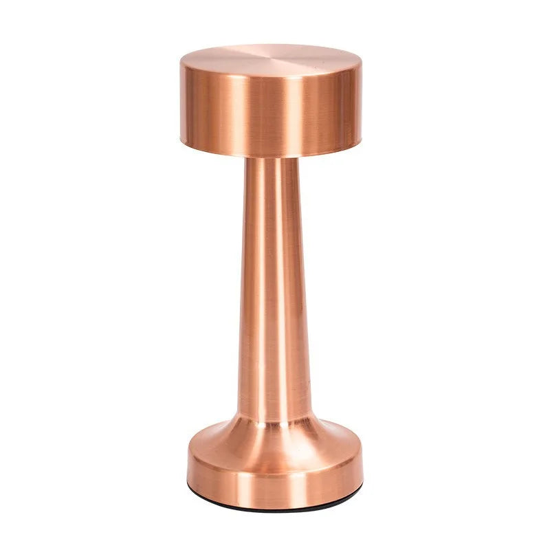Retro Metal Cordless Table Lamp – Rechargeable LED Ambient Light