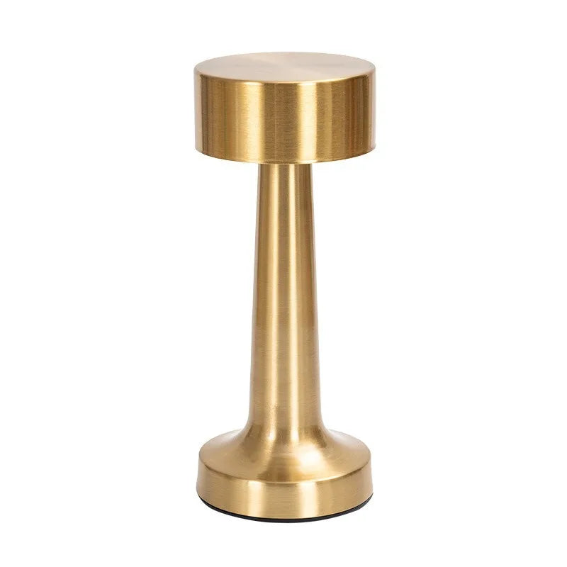 Retro Metal Cordless Table Lamp – Rechargeable LED Ambient Light