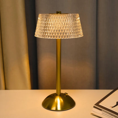 Crystal Touch Bedside Lamp – Dimmable Ambient Night Light