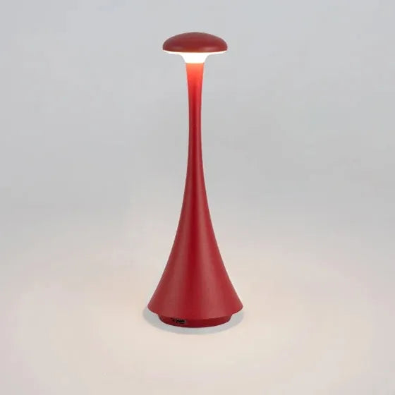 Luxury Mushroom Table Lamp – Rechargeable Touch Dimmable LED Light
