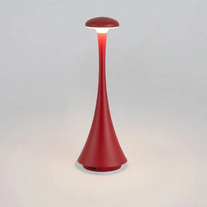 Luxury Mushroom Table Lamp – Rechargeable Touch Dimmable LED Light