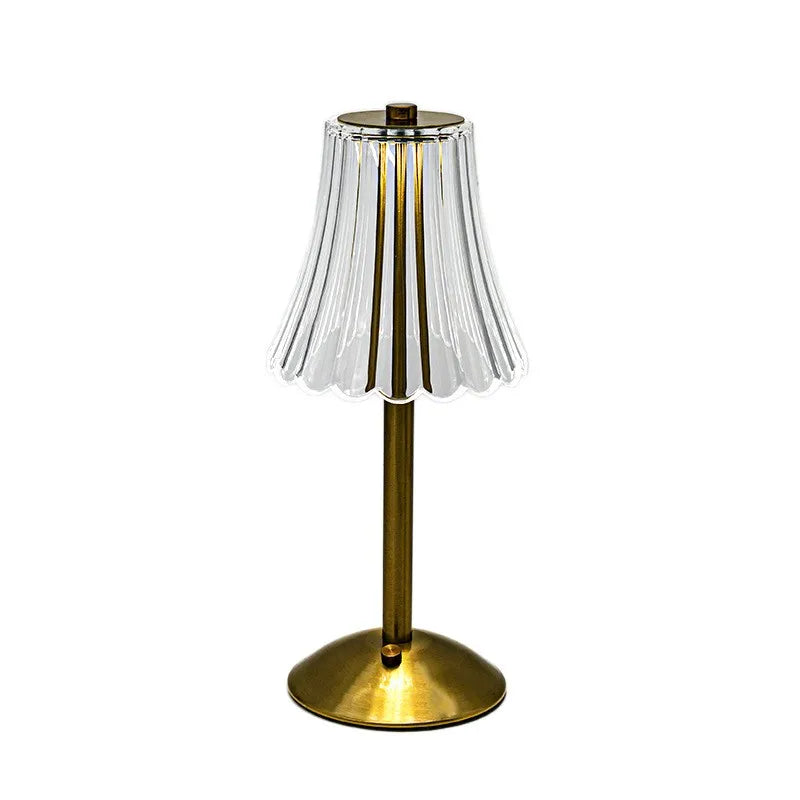 Fancy Touch Table Lamp – Rechargeable Wireless Night Light for Bedroom & Decor