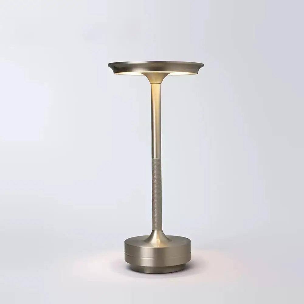 Luxury Rechargeable Table Lamp – Touch Dimmable LED Light with 3 Color Modes
