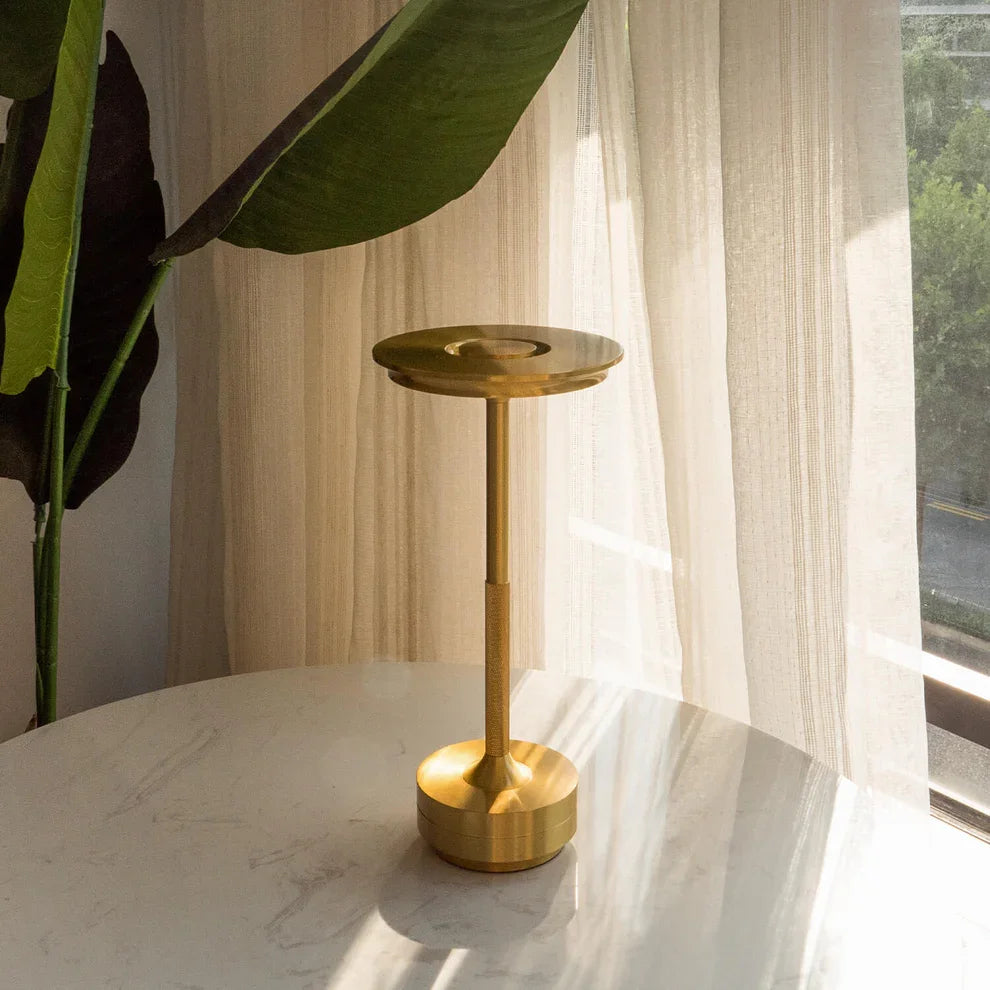Luxury Rechargeable Table Lamp – Touch Dimmable LED Light with 3 Color Modes