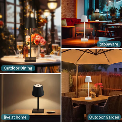 Lightweight Rechargeable LED Touch Table Lamp – 3-Level Dimmable Ambient Light