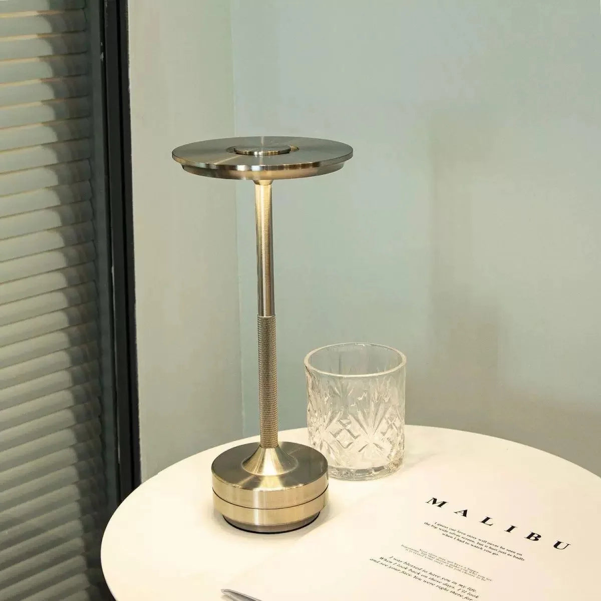 Luxury Rechargeable Table Lamp – Touch Dimmable LED Light with 3 Color Modes