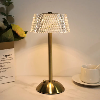 Crystal Touch Bedside Lamp – Dimmable Ambient Night Light