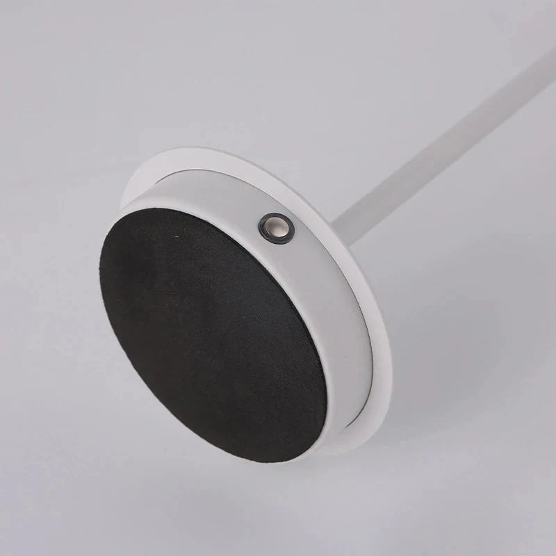 Rechargeable Luxury Conical Table Lamp – Modern Metal LED Ambient Light for Interiors