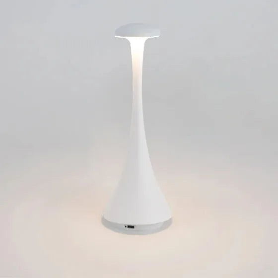 Luxury Mushroom Table Lamp – Rechargeable Touch Dimmable LED Light