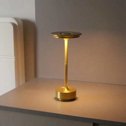 Luxury Rechargeable Table Lamp – Touch Dimmable LED Light with 3 Color Modes